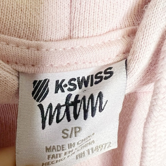 MTTM x Kswiss Pink Hoodie Small - Picture 3 of 8